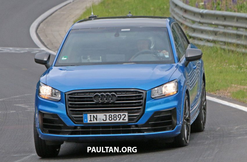 SPIED: Audi SQ2 undisguised at the Nürburgring 509296