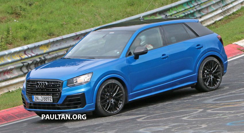 SPIED: Audi SQ2 undisguised at the Nürburgring 509247