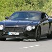 2018 Bentley Continental GTC spied testing; MSB platform shared with upcoming Porsche Panamera