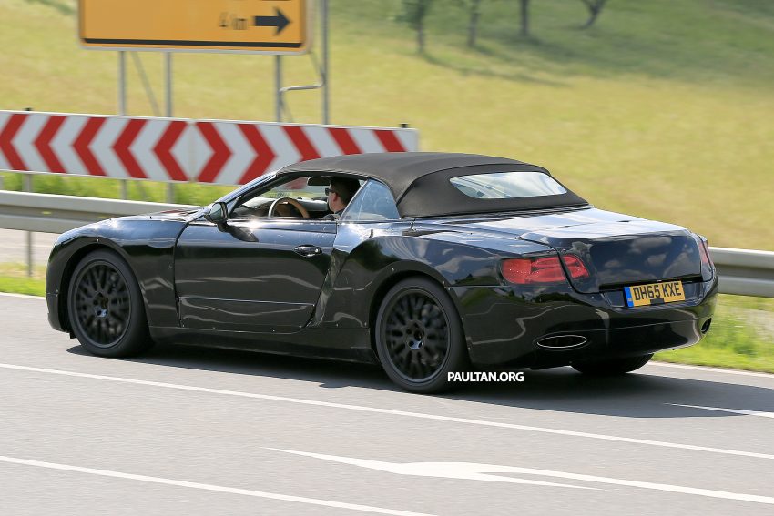 2018 Bentley Continental GTC spied testing; MSB platform shared with upcoming Porsche Panamera 507383