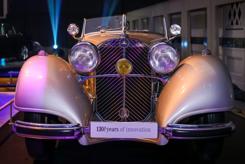 GALLERY: Mercedes-Benz classic cars at W213 E-Class launch – 540 K Special Roadster heads the list 505474