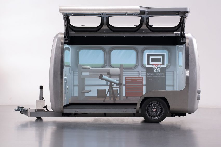 Toyota Camatte Capsule Trailer to introduce kids to cars; interior now customisable as virtual space 504843