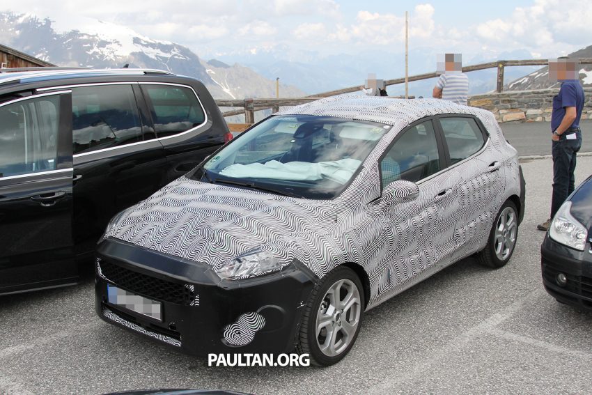 SPIED: 2017 Ford Fiesta caught in production body 505241