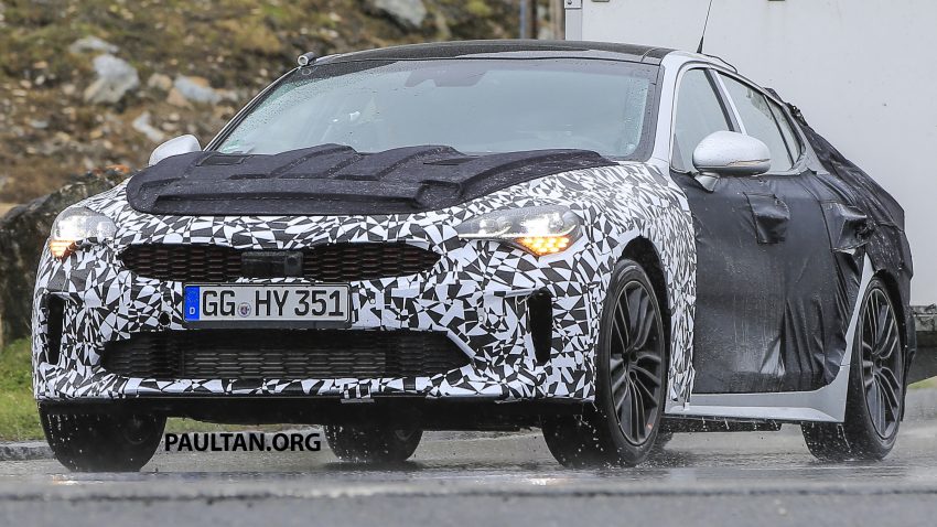 SPYSHOTS: Kia GT reveals some more of its curves 508872