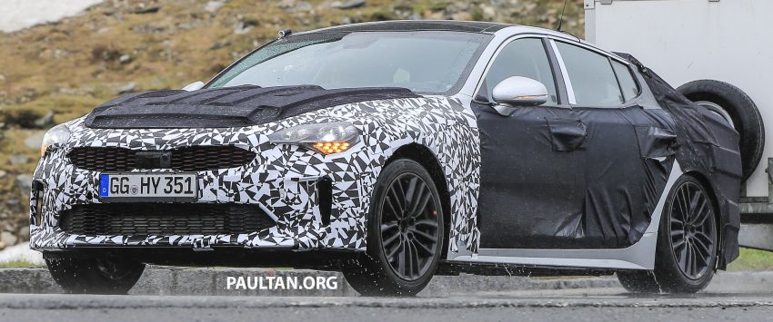 SPYSHOTS: Kia GT reveals some more of its curves 508873