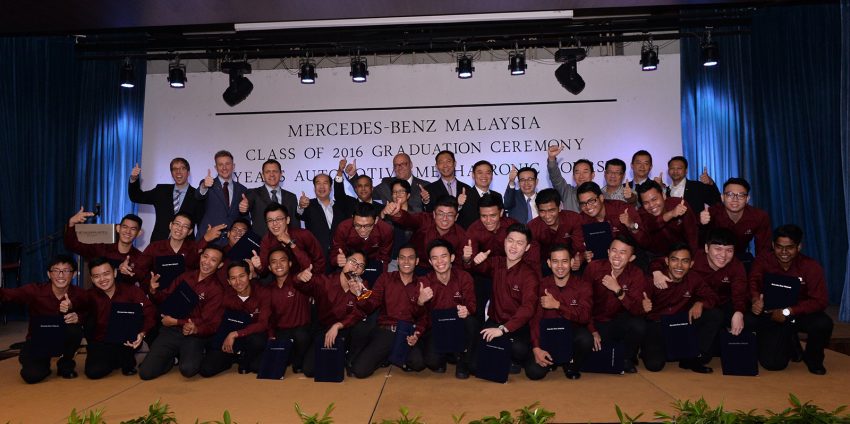 Graduates from Mercedes-Benz Malaysia’s Apprentice Training Centre absorbed into after-sales workforce 502347