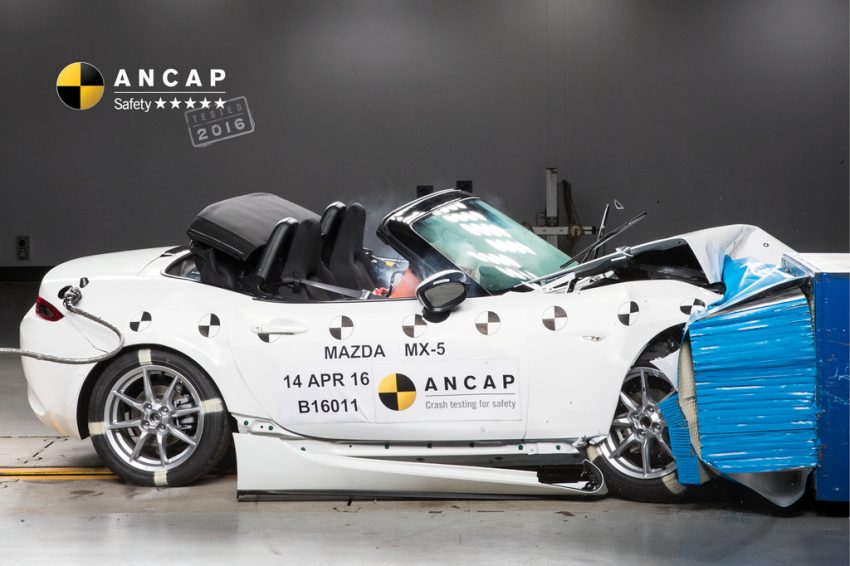 Mazda MX-5 gets a five-star safety rating from ANCAP 505202