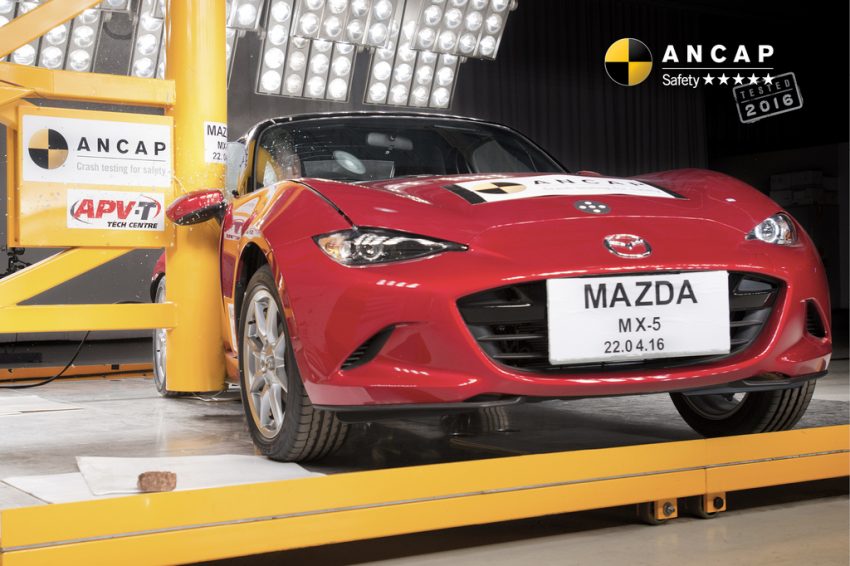 Mazda MX-5 gets a five-star safety rating from ANCAP 505205