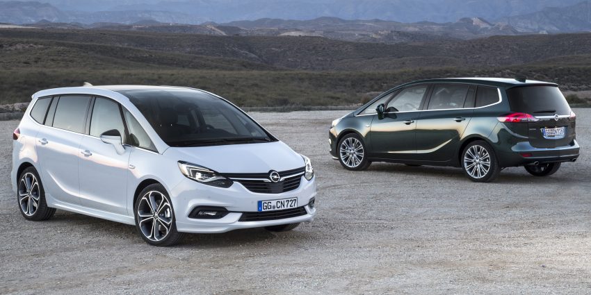 Opel/Vauxhall Zafira facelift unveiled with new face 501933