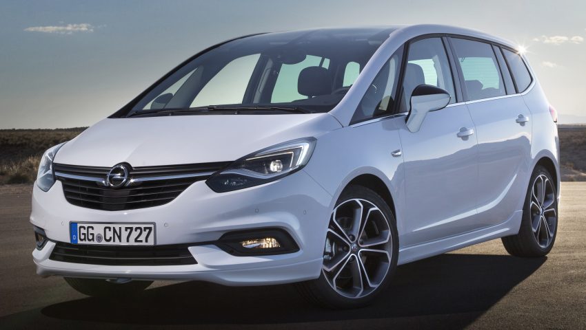 Opel/Vauxhall Zafira facelift unveiled with new face 501935