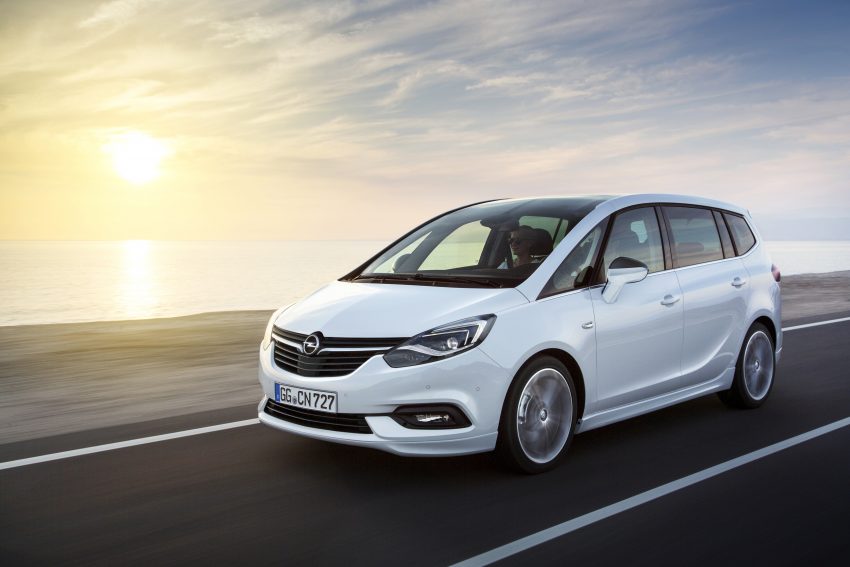 Opel/Vauxhall Zafira facelift unveiled with new face 501944