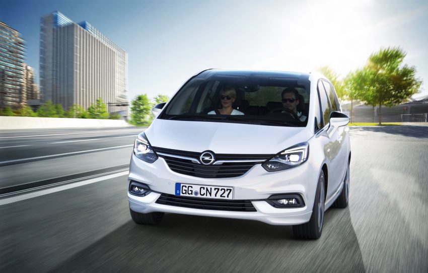 Opel/Vauxhall Zafira facelift unveiled with new face 501946