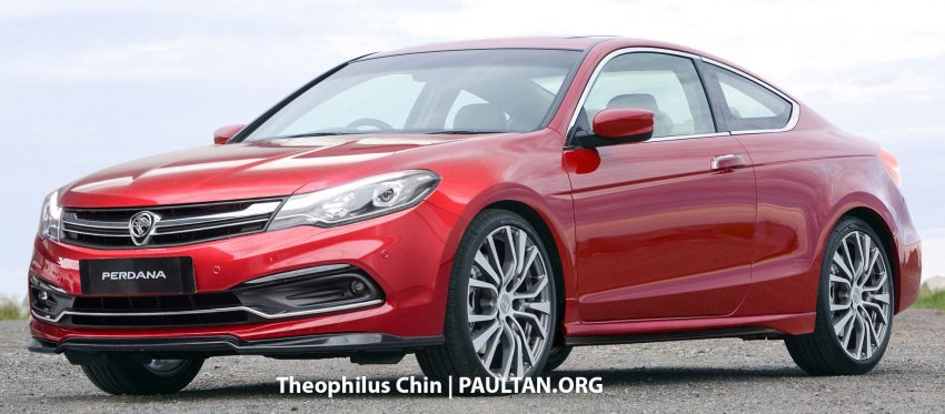 Proton Perdana coupé rendered – a Putra successor? 509095