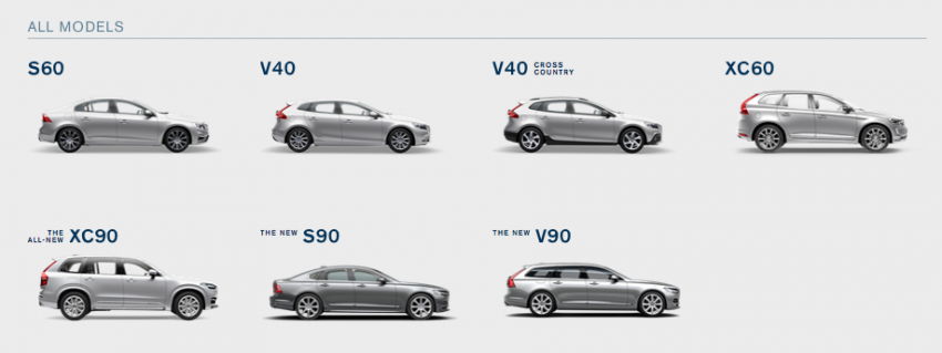 Volvo S90, V90 muncul dalam laman web Volvo M’sia 503330
