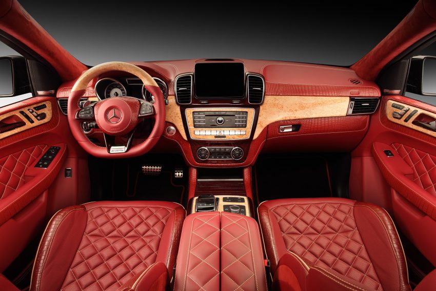 Mercedes GLE Coupe gets red crocodile leather cabin 504001