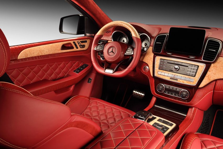 Mercedes GLE Coupe gets red crocodile leather cabin 504002