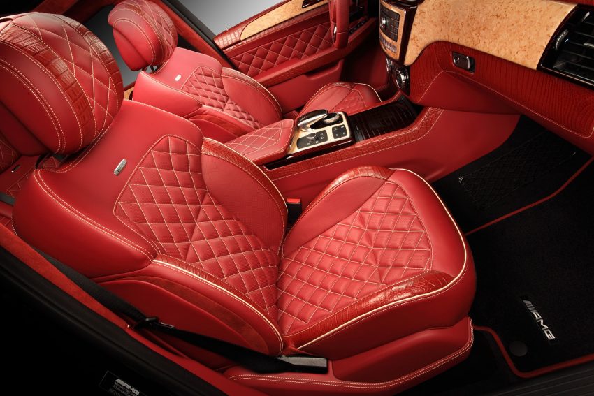 Mercedes GLE Coupe gets red crocodile leather cabin 504004