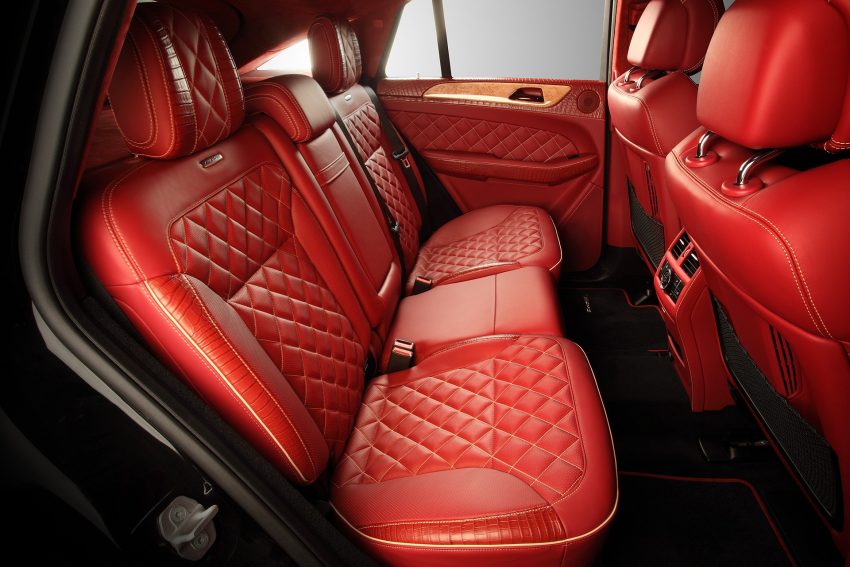 Mercedes GLE Coupe gets red crocodile leather cabin 504005