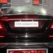 W213 Mercedes-Benz E200 Avantgarde – first batch of units priced at RM386k; modified equipment list