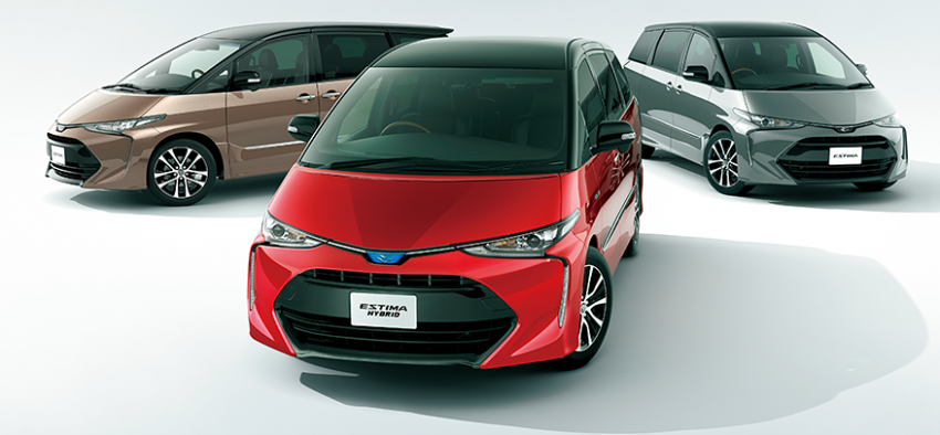 Toyota Estima facelift didedah secara rasmi di Jepun 503844