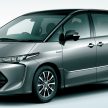 Toyota Estima facelift didedah secara rasmi di Jepun