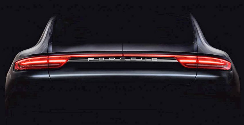 New Porsche Panamera teaser shot released; spotted testing in public with minimal disguise 504562