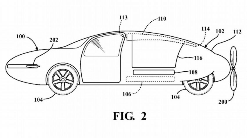 Toyota patenkan rekaan kereta terbangnya 513400