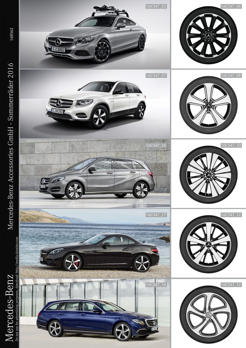 Mercedes-Benz introduces new alloy wheel collection 515344