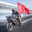 Turk Kenan Sofuoglu hits 400 km/h on Kawasaki H2R