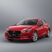 2016 Mazda 3 facelift officially revealed – new looks, updated powertrain line-up, additional tech features