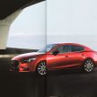 Imej Mazda 3 facelift 2016 baharu didedahkan menerusi brosur untuk pasaran Jepun yang bocor