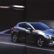 Imej Mazda 3 facelift 2016 baharu didedahkan menerusi brosur untuk pasaran Jepun yang bocor