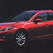 Imej Mazda 3 facelift 2016 baharu didedahkan menerusi brosur untuk pasaran Jepun yang bocor