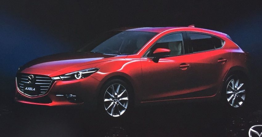 Imej Mazda 3 facelift 2016 baharu didedahkan menerusi brosur untuk pasaran Jepun yang bocor 517473