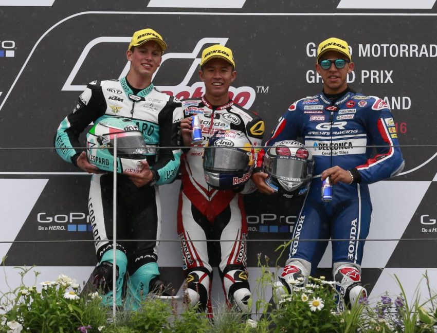 Malaysian Khairul Idham Pawi takes second Moto3 championship win at Sachsenring, Germany 520257