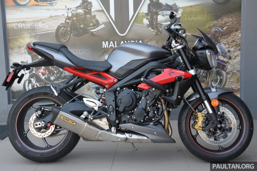 Long-term review: 2016 Triumph Street Triple 675R – delivery, running-in, first service and accessories 515456