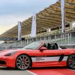 Porsche 718 Boxster previewed in Malaysia at Sepang