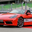Porsche 718 Boxster previewed in Malaysia at Sepang