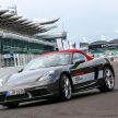 Porsche 718 Boxster previewed in Malaysia at Sepang