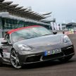 Porsche 718 Boxster previewed in Malaysia at Sepang