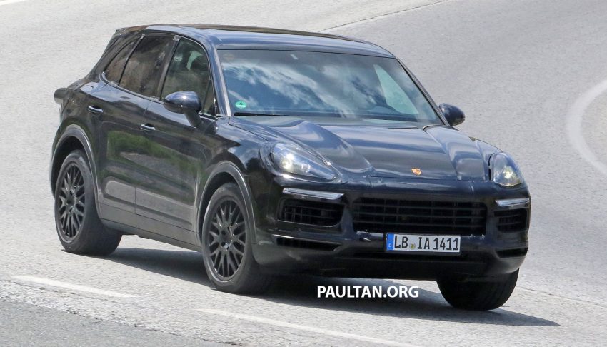 2018 Porsche Cayenne spotted hot weather testing 517456
