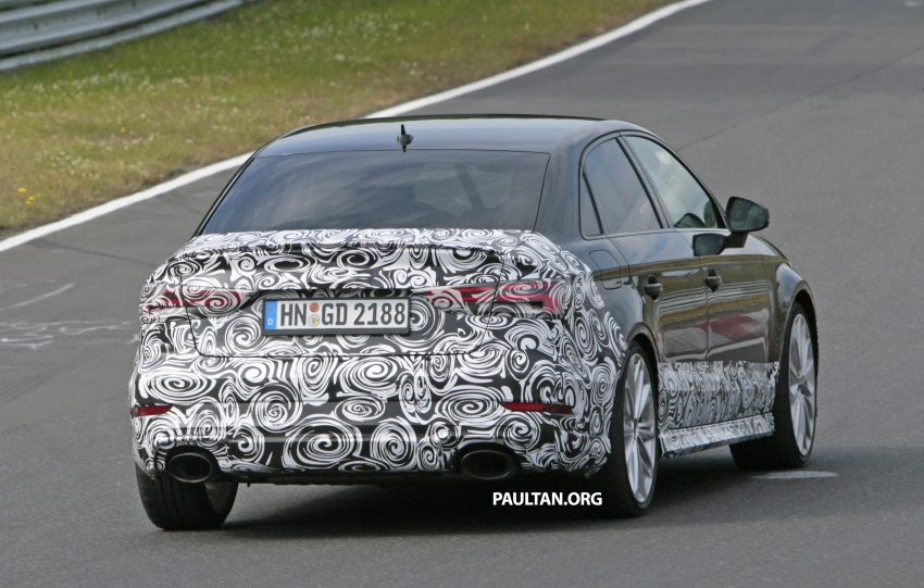 SPYSHOTS: New Audi RS3 spotted testing on the track 517592