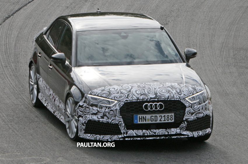 SPYSHOTS: New Audi RS3 spotted testing on the track 517583
