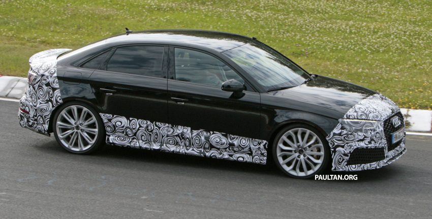 SPYSHOTS: New Audi RS3 spotted testing on the track 517586