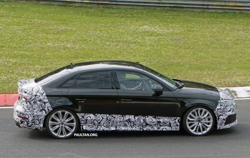 SPYSHOTS: New Audi RS3 spotted testing on the track 517587