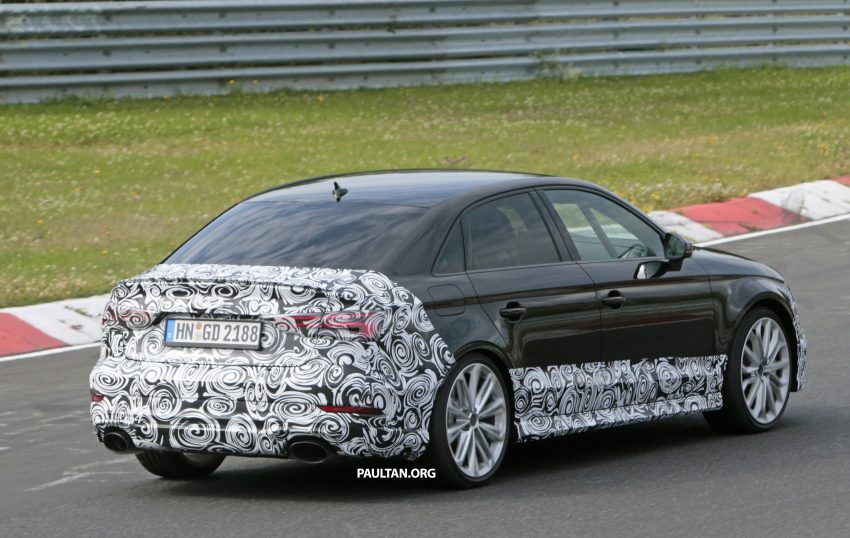 SPYSHOTS: New Audi RS3 spotted testing on the track 517590