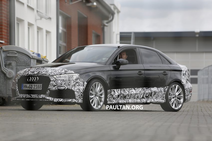 SPYSHOTS: New Audi RS3 spotted testing on the track 517546