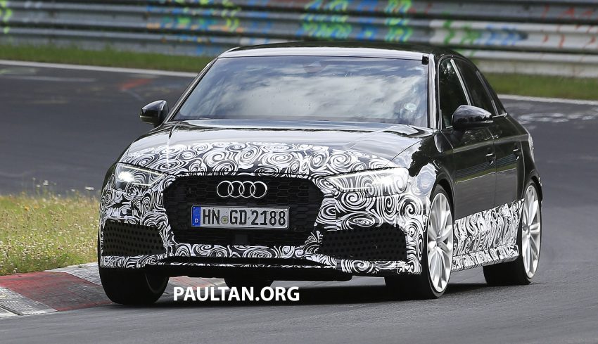 SPYSHOTS: New Audi RS3 spotted testing on the track 517548