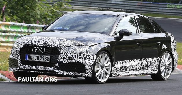 Audi RS3 Sedan spyshots 8