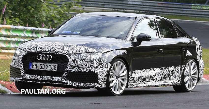 SPYSHOTS: New Audi RS3 spotted testing on the track 517549